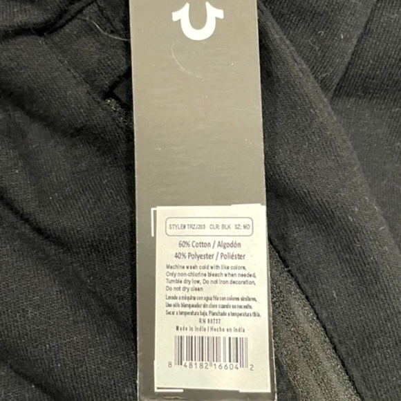 NWT Men's True Religion Loungewear Joggers - Picture 3 of 6